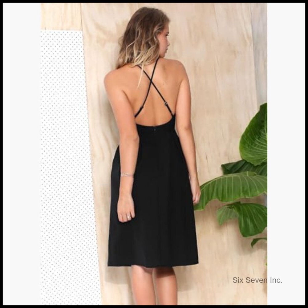 Deep V Neck Adjustable Spaghetti Straps Sleeveles… - image 4